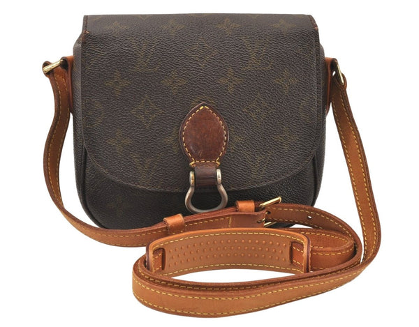 Authentic Louis Vuitton Monogram Saint Cloud PM M51244 Shoulder Cross Bag 5938K