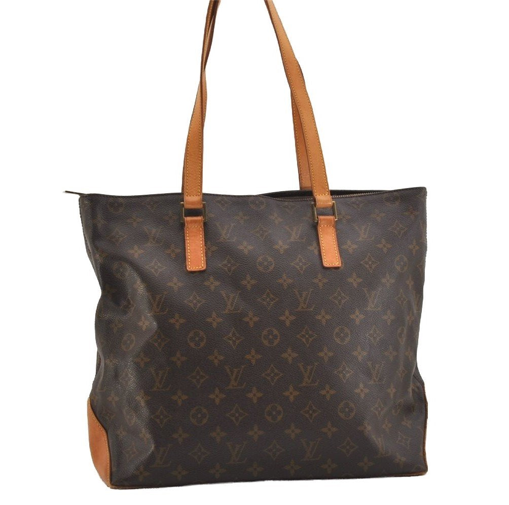 Authentic Louis Vuitton Monogram Cabas Mezzo Shoulder Tote Bag M51151 LV 5939J