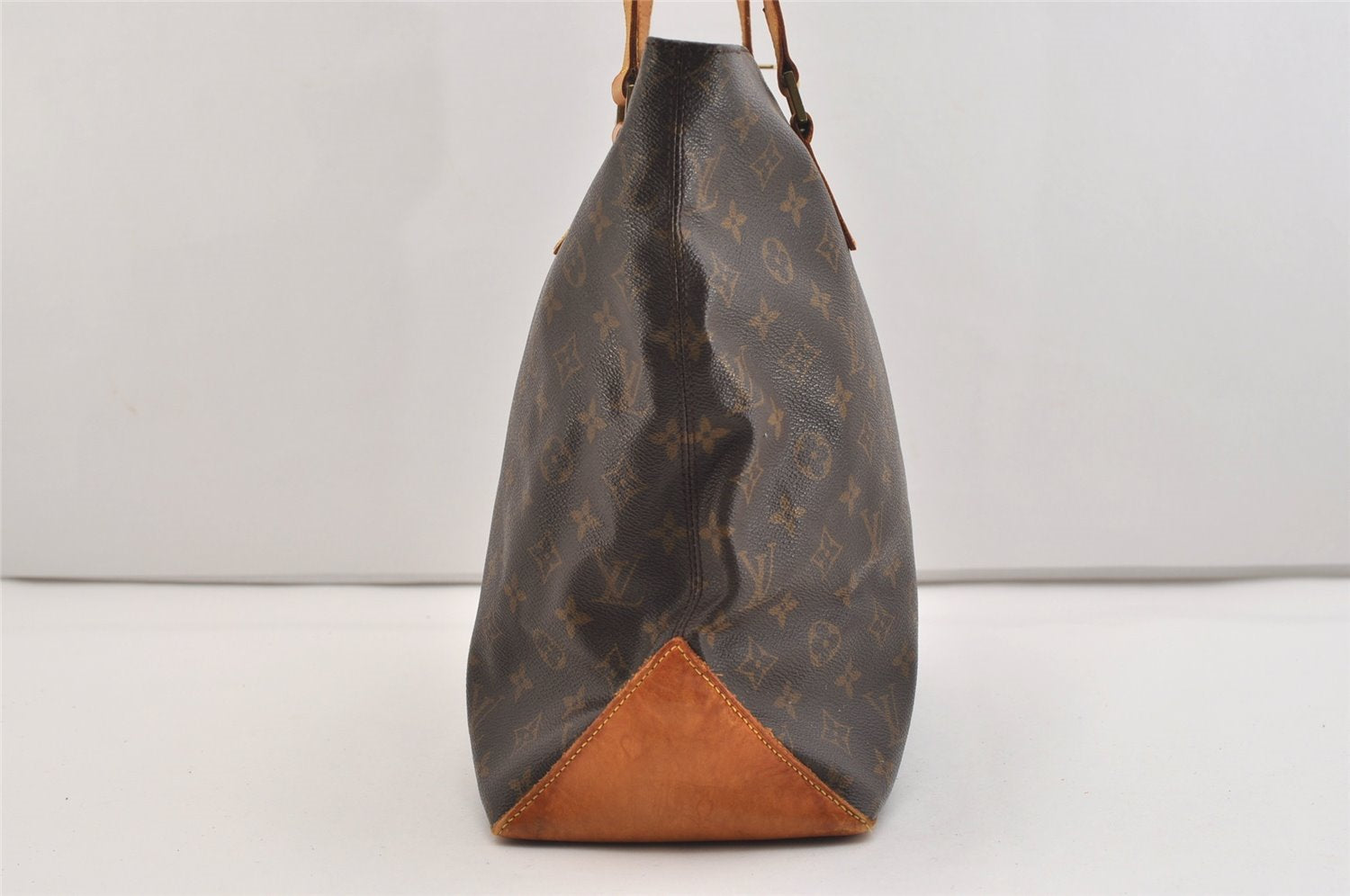 Authentic Louis Vuitton Monogram Cabas Mezzo Shoulder Tote Bag M51151 LV 5939J