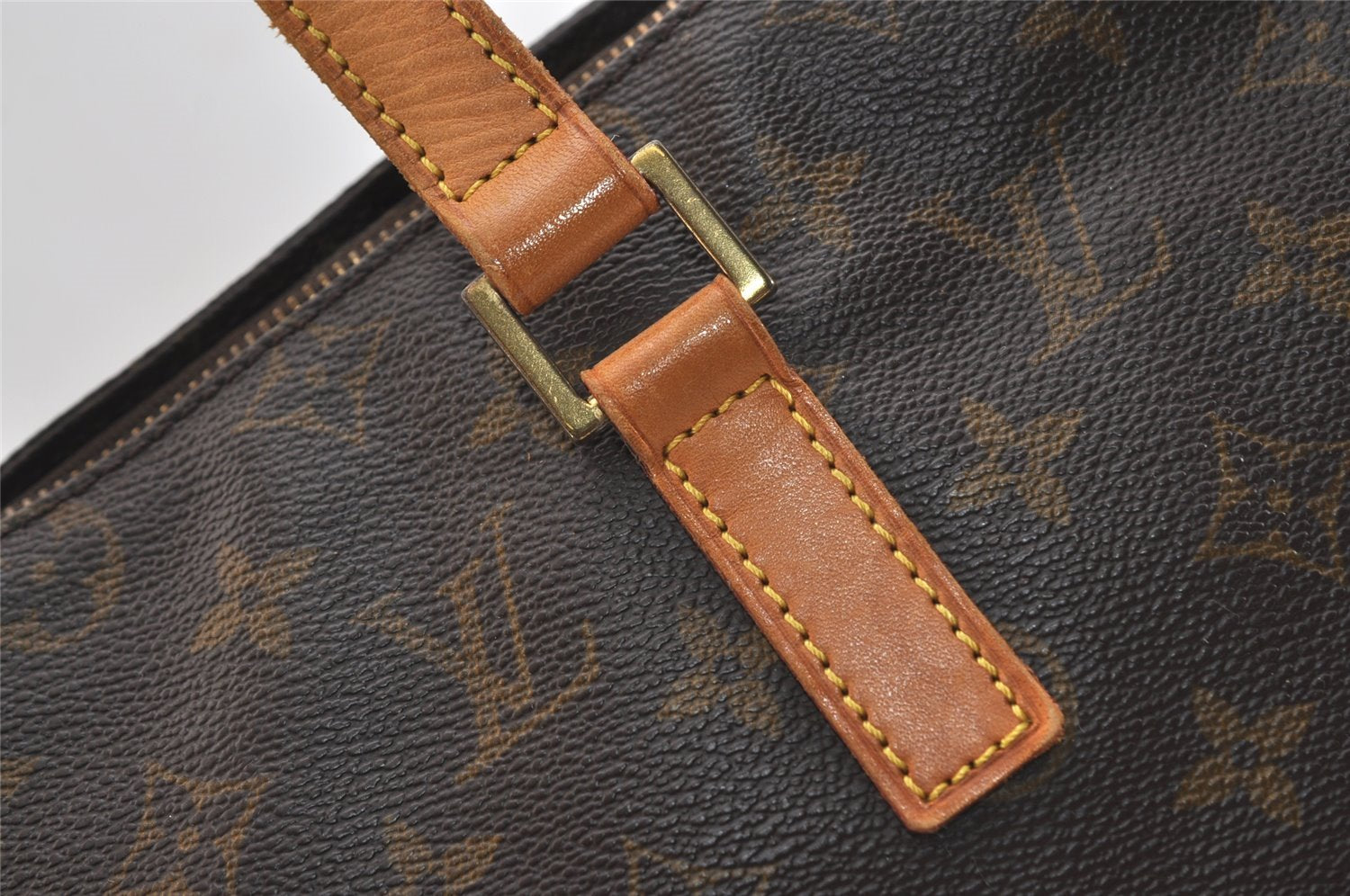 Authentic Louis Vuitton Monogram Cabas Mezzo Shoulder Tote Bag M51151 LV 5939J