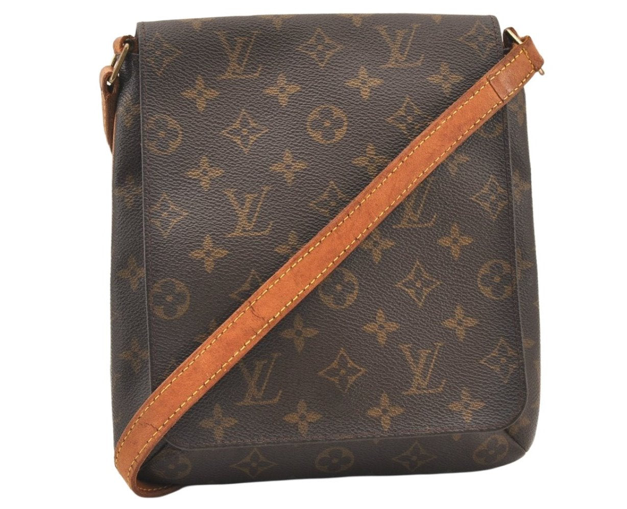 Auth Louis Vuitton Monogram Musette Salsa M51387 Long Shoulder Cross Bag 5939K