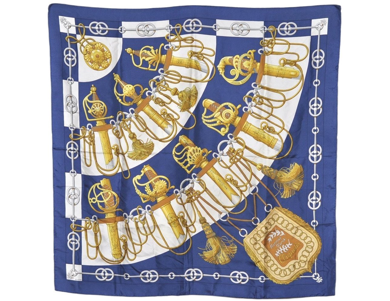 Authentic HERMES Carre 90 Scarf 