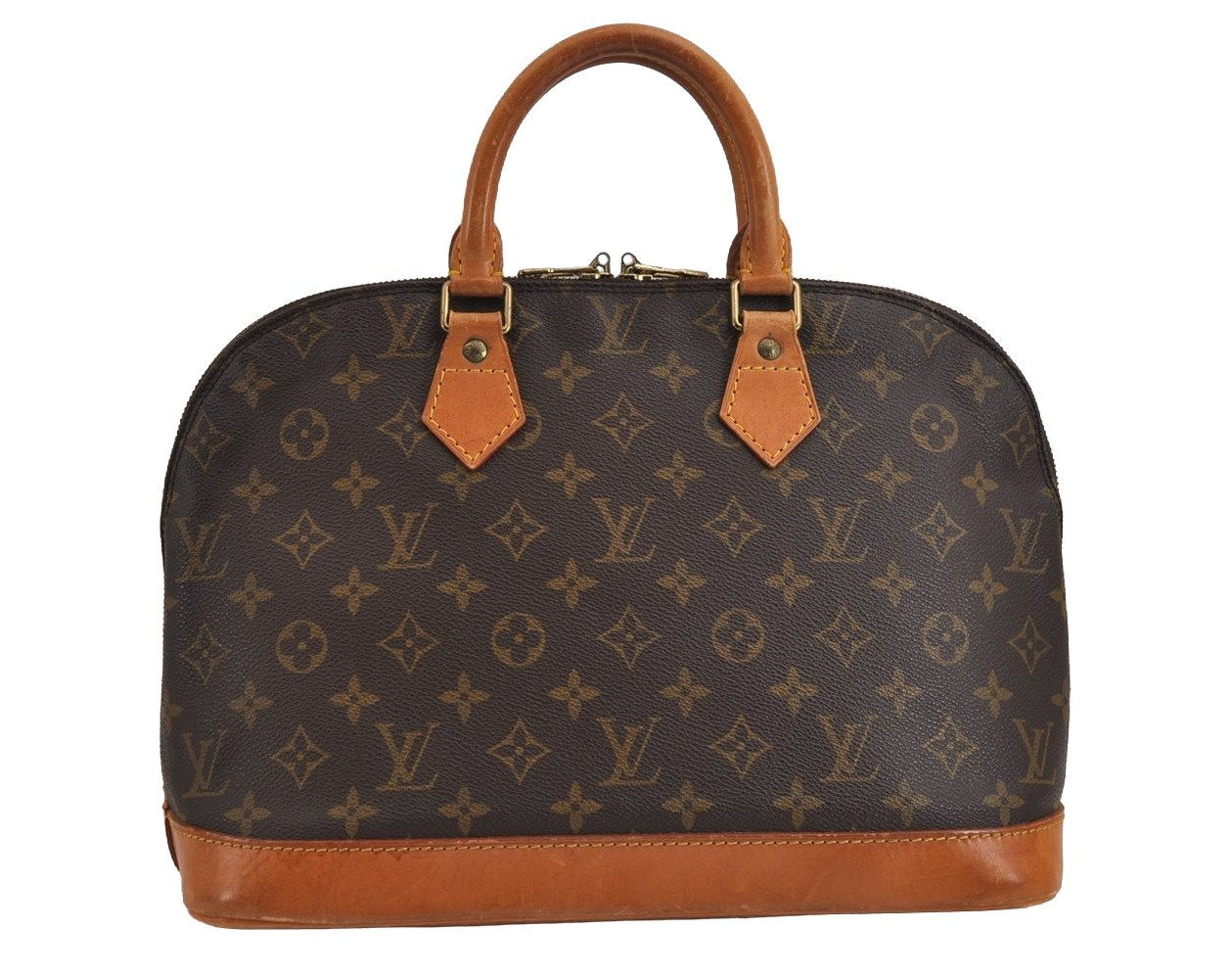 Authentic Louis Vuitton Monogram Alma Hand Bag Purse M51130 LV 5941J