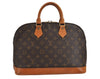 Authentic Louis Vuitton Monogram Alma Hand Bag Purse M51130 LV 5941J