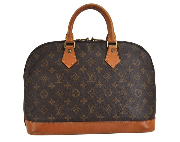 Authentic Louis Vuitton Monogram Alma Hand Bag Purse M51130 LV 5941J