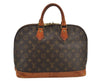 Authentic Louis Vuitton Monogram Alma Hand Bag Purse M51130 LV 5943J