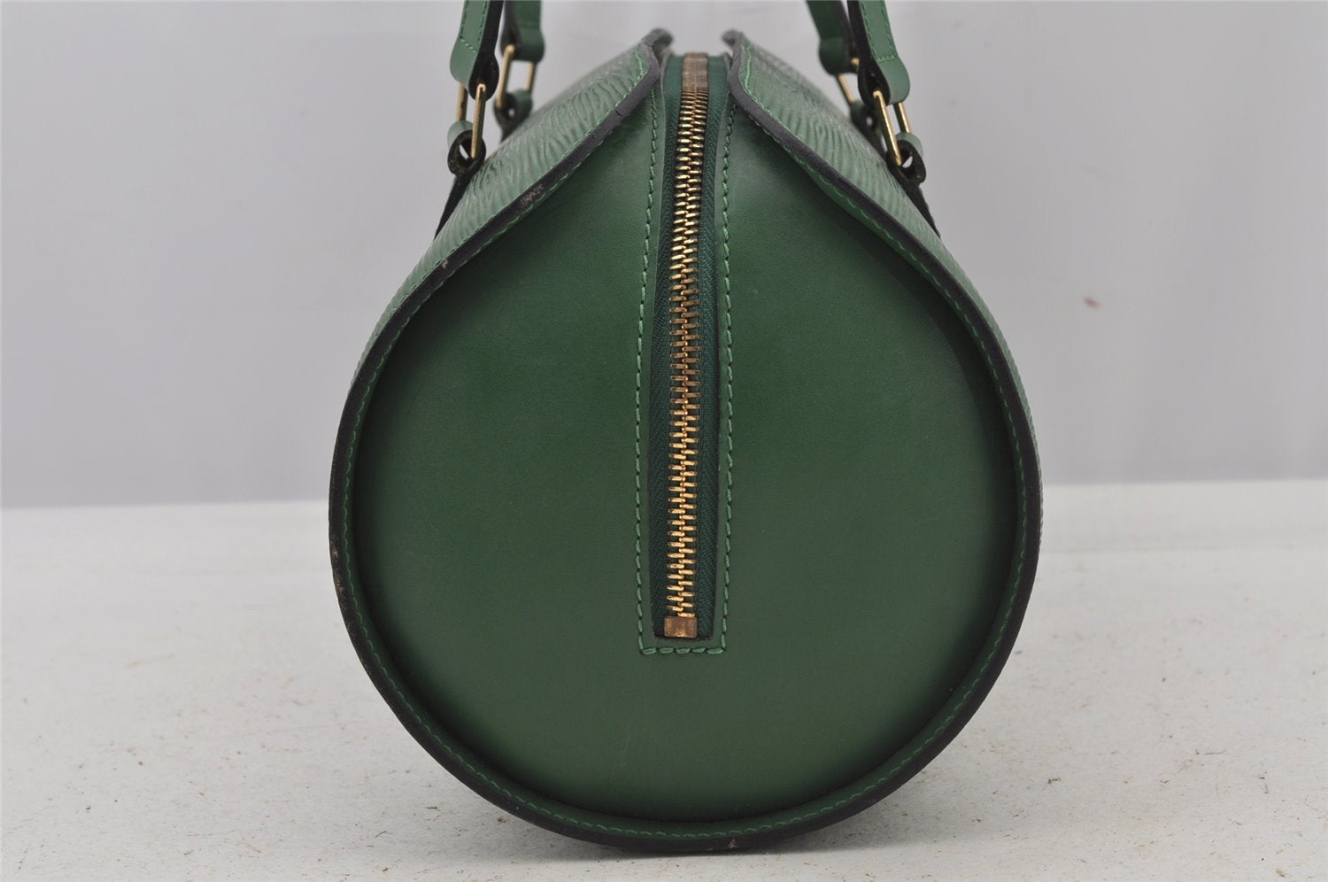 Authentic Louis Vuitton Epi Soufflot Hand Bag Green M52224 LV 5944J