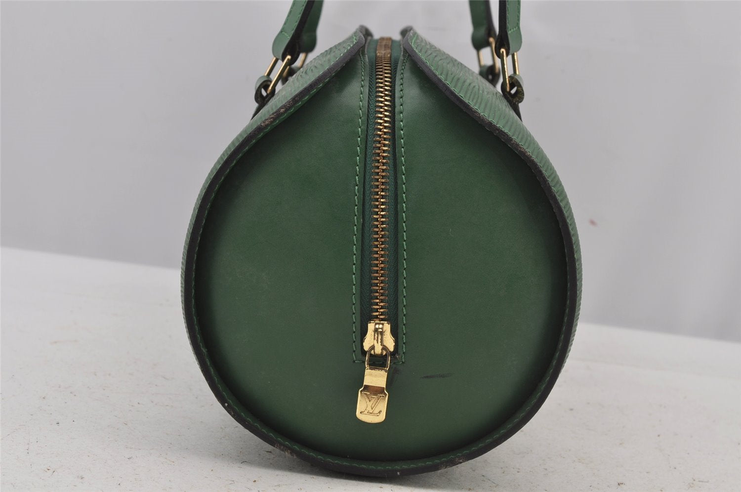 Authentic Louis Vuitton Epi Soufflot Hand Bag Green M52224 LV 5944J