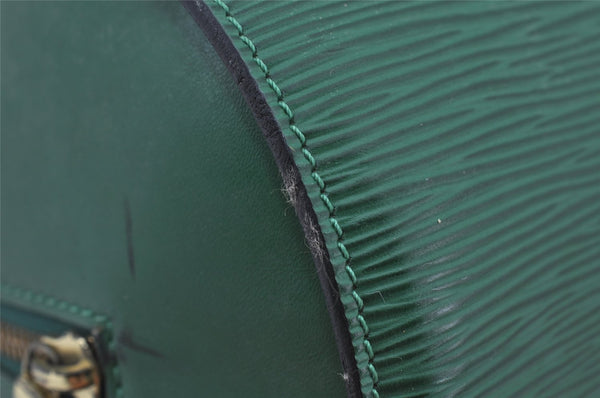 Authentic Louis Vuitton Epi Soufflot Hand Bag Green M52224 LV 5944J