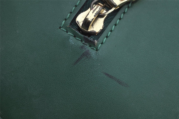 Authentic Louis Vuitton Epi Soufflot Hand Bag Green M52224 LV 5944J