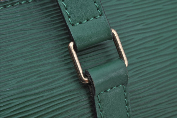 Authentic Louis Vuitton Epi Soufflot Hand Bag Green M52224 LV 5944J