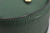Authentic Louis Vuitton Epi Soufflot Hand Bag Green M52224 LV 5944J