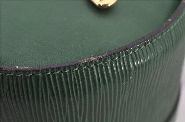 Authentic Louis Vuitton Epi Soufflot Hand Bag Green M52224 LV 5944J