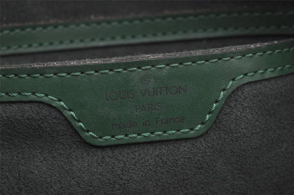 Authentic Louis Vuitton Epi Soufflot Hand Bag Green M52224 LV 5944J