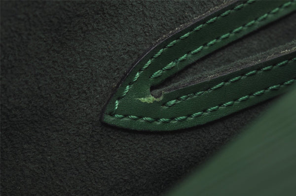Authentic Louis Vuitton Epi Soufflot Hand Bag Green M52224 LV 5944J