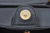 Authentic GUCCI Vintage Bamboo 2way Shoulder Hand Bag Purse Leather Black 5948H