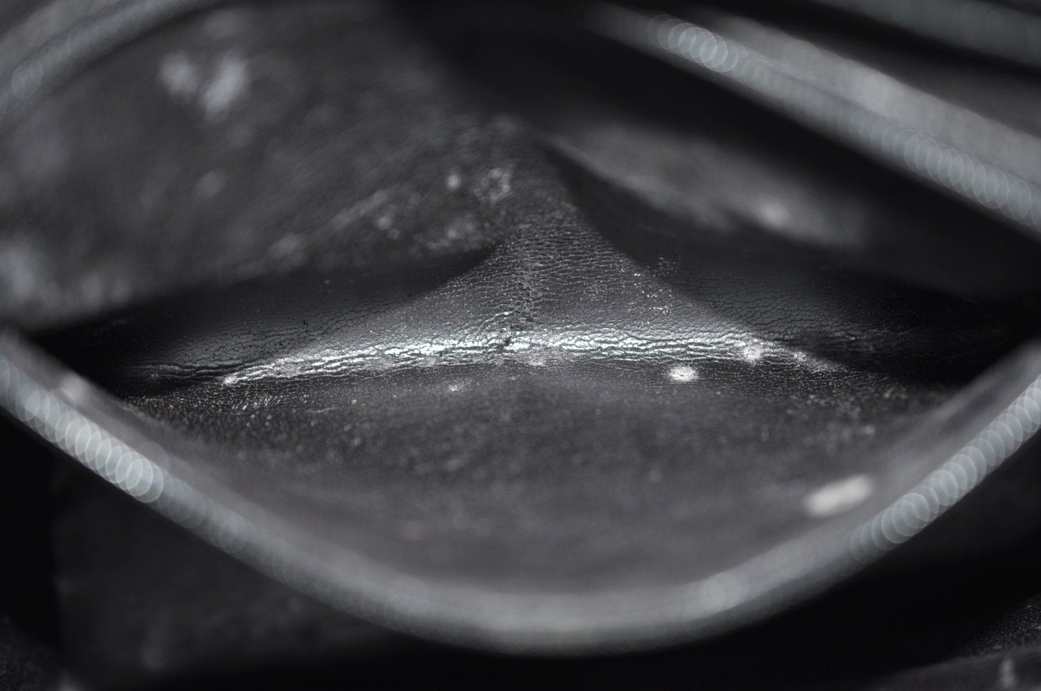 Authentic GUCCI Vintage Bamboo 2way Shoulder Hand Bag Purse Leather Black 5948H