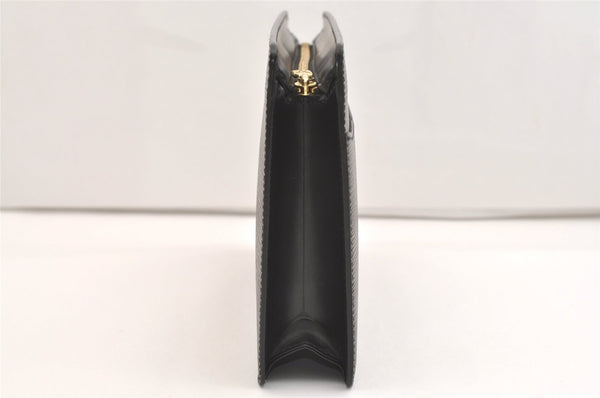 Authentic Louis Vuitton Epi Pochette Homme Clutch Hand Bag Black M52522 LV 5948J