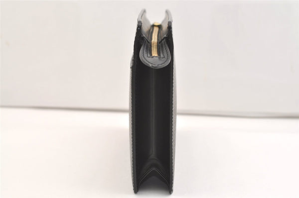 Authentic Louis Vuitton Epi Pochette Homme Clutch Hand Bag Black M52522 LV 5948J