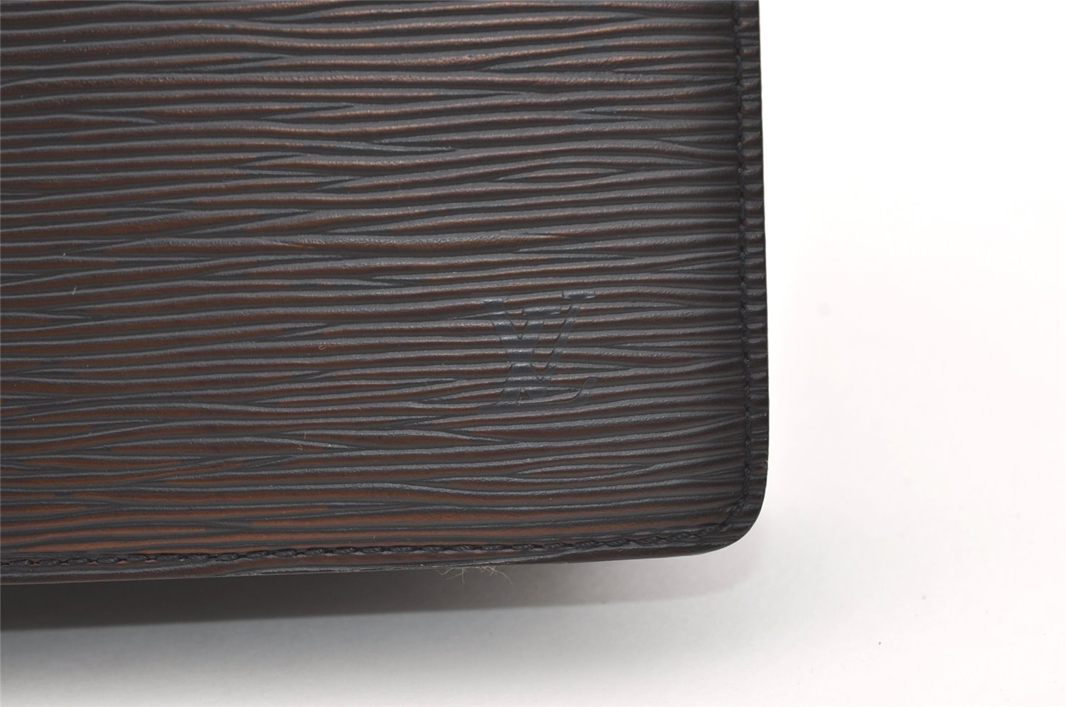 Authentic Louis Vuitton Epi Pochette Homme Clutch Hand Bag Black M52522 LV 5948J