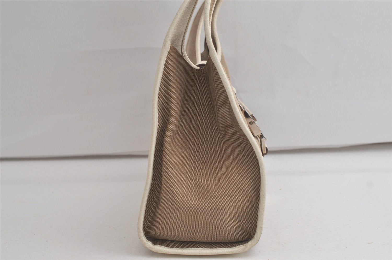 Authentic GUCCI Jackie Shoulder Hand Bag Canvas Leather 0021067 Beige 5948K