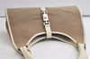 Authentic GUCCI Jackie Shoulder Hand Bag Canvas Leather 0021067 Beige 5948K