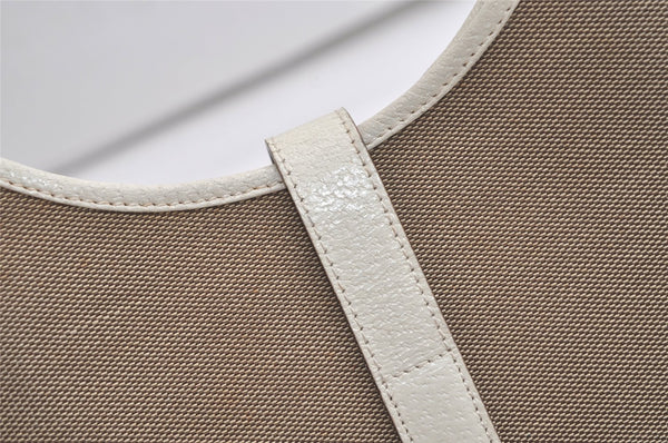 Authentic GUCCI Jackie Shoulder Hand Bag Canvas Leather 0021067 Beige 5948K