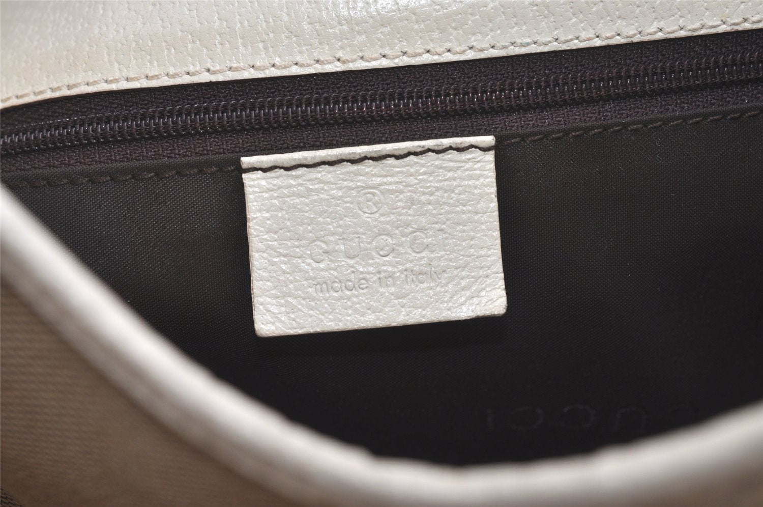 Authentic GUCCI Jackie Shoulder Hand Bag Canvas Leather 0021067 Beige 5948K