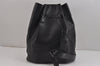 Authentic Louis Vuitton Epi Sac A Dos Shoulder Bag Black M80153 LV 5949J