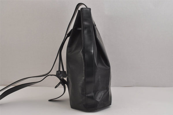 Authentic Louis Vuitton Epi Sac A Dos Shoulder Bag Black M80153 LV 5949J