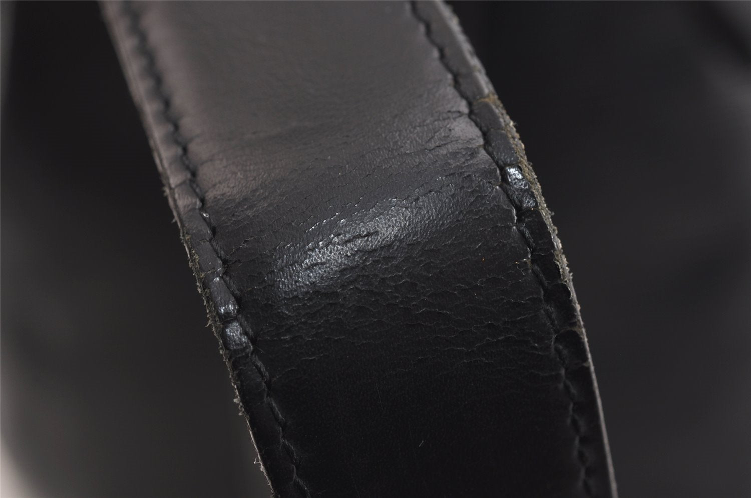 Authentic Louis Vuitton Epi Sac A Dos Shoulder Bag Black M80153 LV 5949J