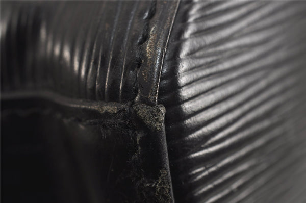 Authentic Louis Vuitton Epi Sac A Dos Shoulder Bag Black M80153 LV 5949J