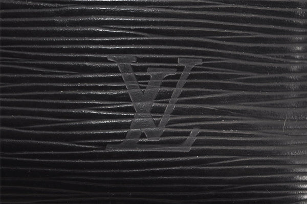 Authentic Louis Vuitton Epi Sac A Dos Shoulder Bag Black M80153 LV 5949J
