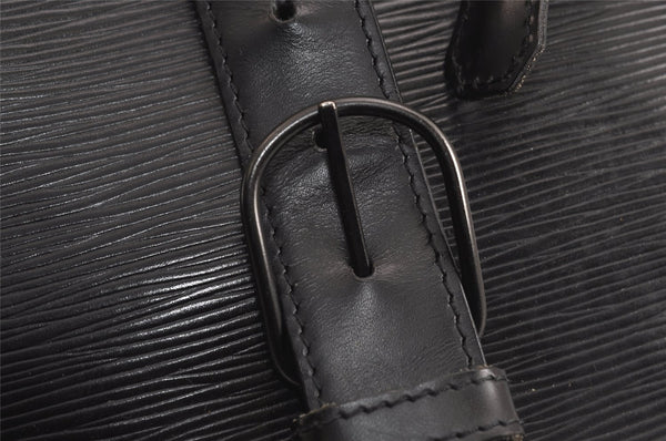 Authentic Louis Vuitton Epi Sac A Dos Shoulder Bag Black M80153 LV 5949J