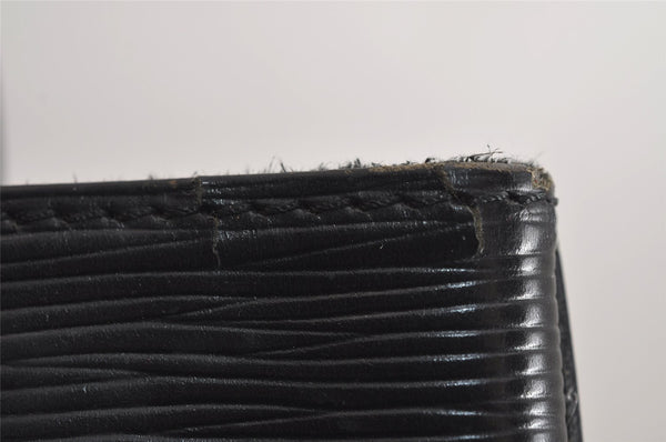 Authentic Louis Vuitton Epi Sac A Dos Shoulder Bag Black M80153 LV 5949J