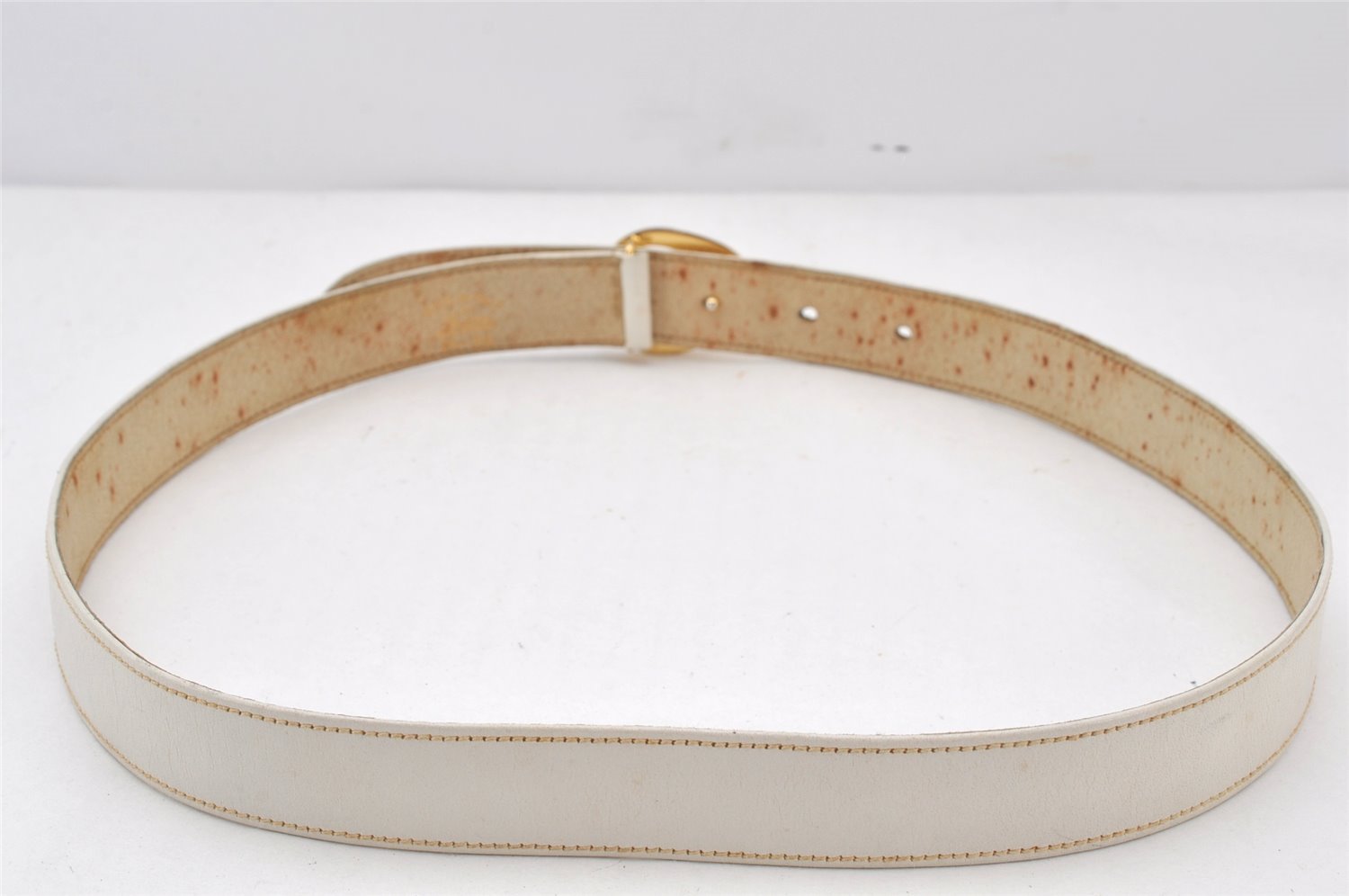 Authentic GUCCI Vintage Belt Leather Size 75cm 29.5