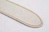 Authentic GUCCI Vintage Belt Leather Size 75cm 29.5" White 5949K