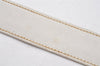 Authentic GUCCI Vintage Belt Leather Size 75cm 29.5" White 5949K