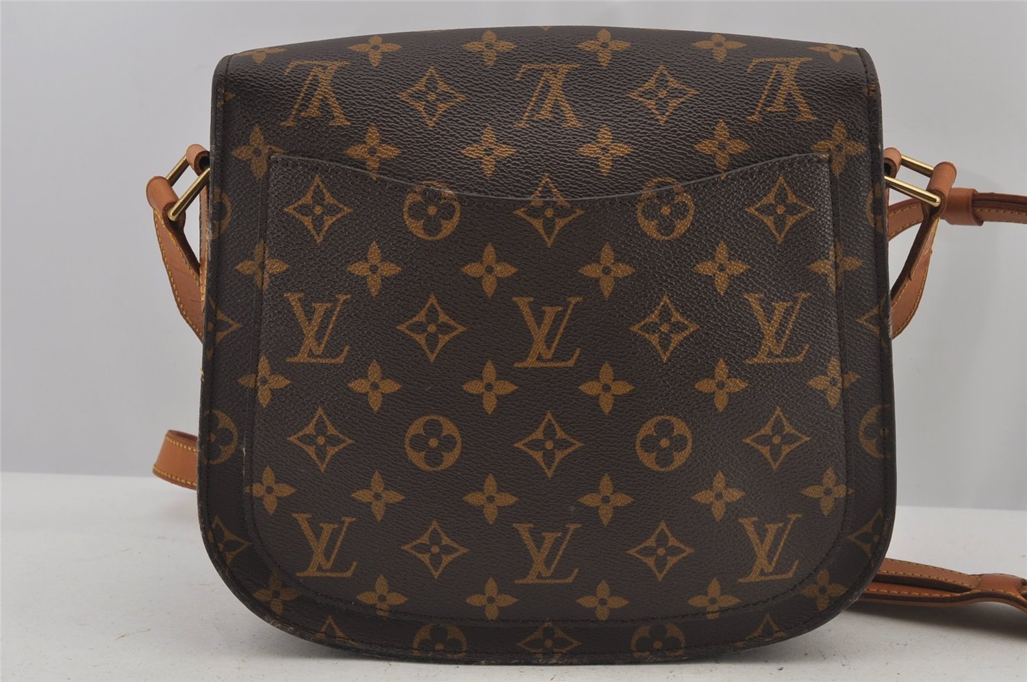 Authentic Louis Vuitton Monogram Saint Cloud GM M51242 Shoulder Cross Bag 5950J