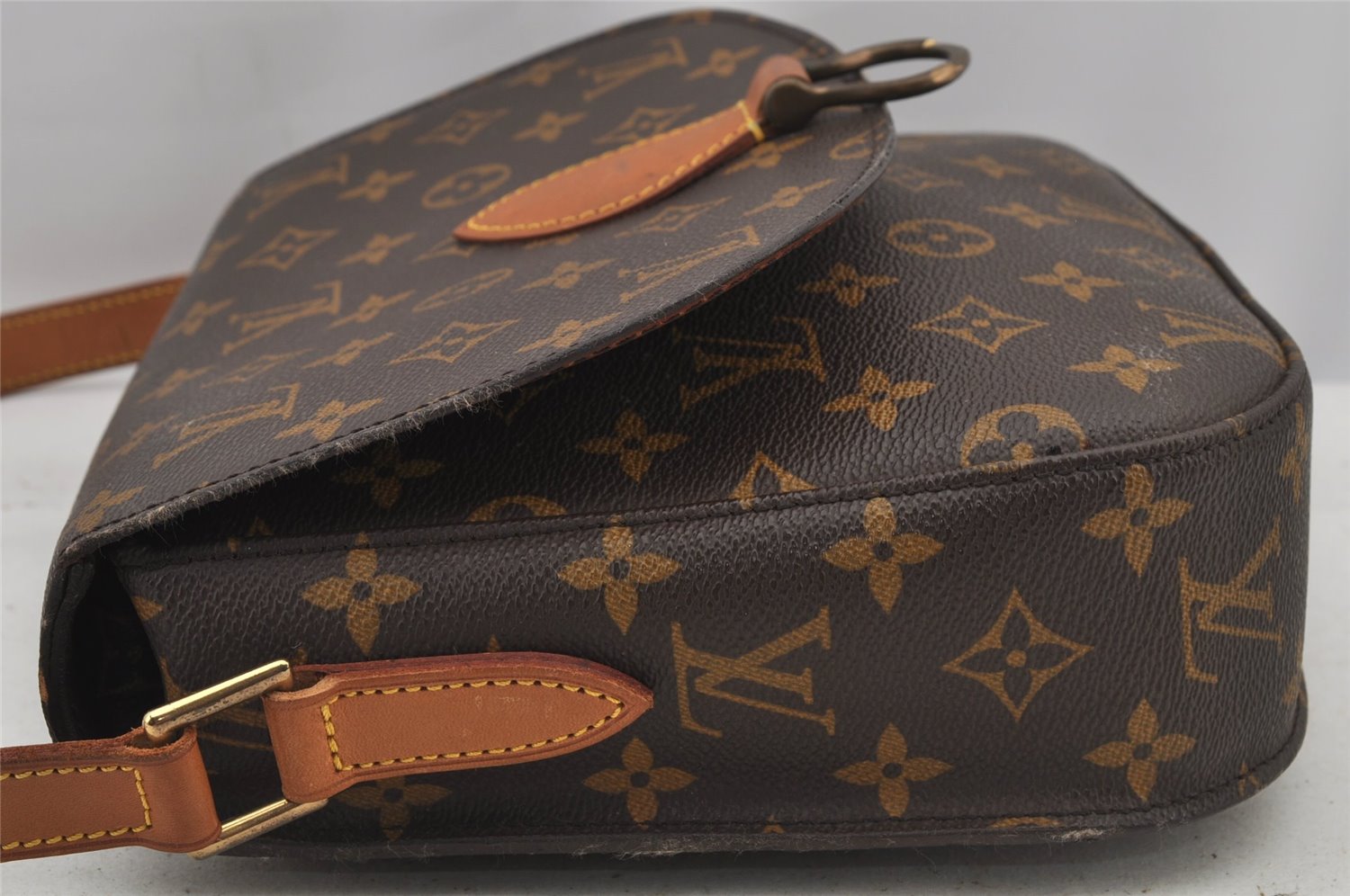 Authentic Louis Vuitton Monogram Saint Cloud GM M51242 Shoulder Cross Bag 5950J