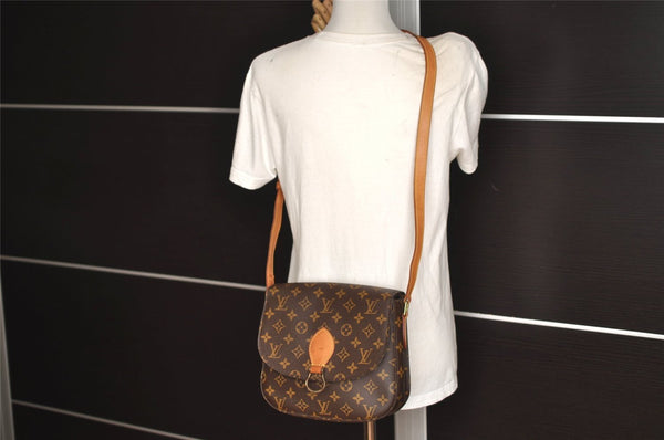 Authentic Louis Vuitton Monogram Saint Cloud GM M51242 Shoulder Cross Bag 5950J