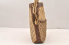 Authentic GUCCI Vintage Shoulder Hand Bag Purse GG Canvas Leather Brown 5950K