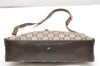 Authentic GUCCI GG Plus Shoulder Cross Body Bag PVC Leather Brown  5951K