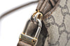 Authentic GUCCI GG Plus Shoulder Cross Body Bag PVC Leather Brown  5951K
