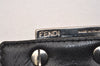 Authentic FENDI Vintage Shoulder Hand Bag Purse Jersey Leather Black Junk 5952J