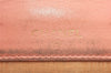 Authentic CHANEL Vintage Caviar Skin CC Logo Bifold Wallet Purse Pink 5952K