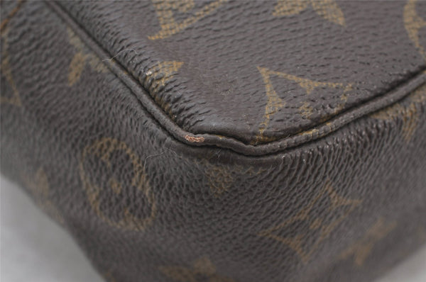 Auth Louis Vuitton Monogram Trousse Toilette 28 Clutch Hand Bag Old Model 5954K