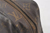 Auth Louis Vuitton Monogram Trousse Toilette 28 Clutch Hand Bag Old Model 5954K