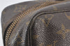 Auth Louis Vuitton Monogram Trousse Toilette 28 Clutch Hand Bag Old Model 5954K