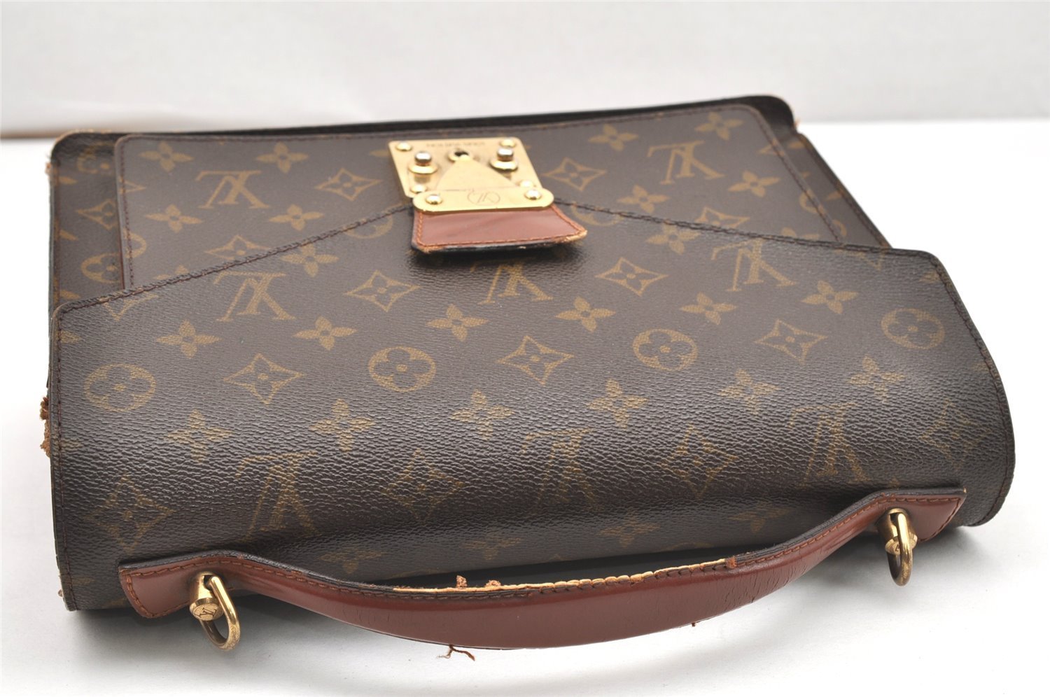 Authentic Louis Vuitton Monogram Monceau 2Way Shoulder Hand Bag M51185 LV 5955K